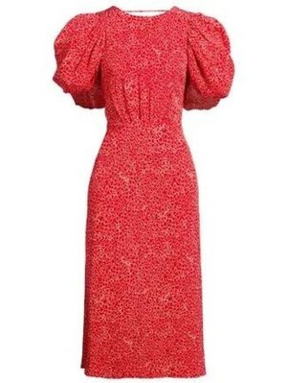 Rotate Birger Christensen Floral-Print Jacquard Midi Dress